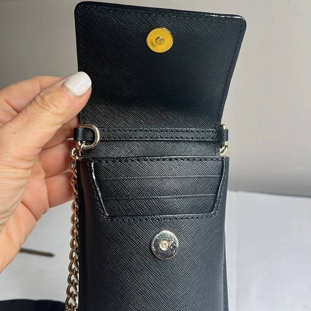 Kate Spade Cat Limited Edition Leather Crossbody Bag Phone Case Fits an IPhone